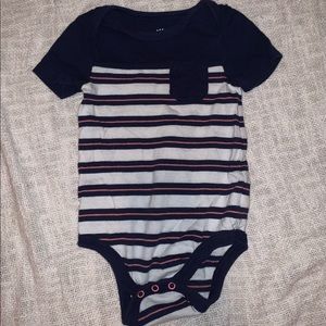 Striped onsie